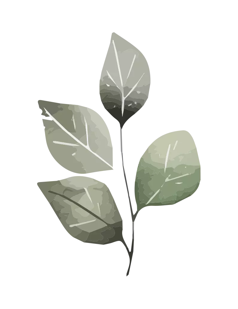 green leaves