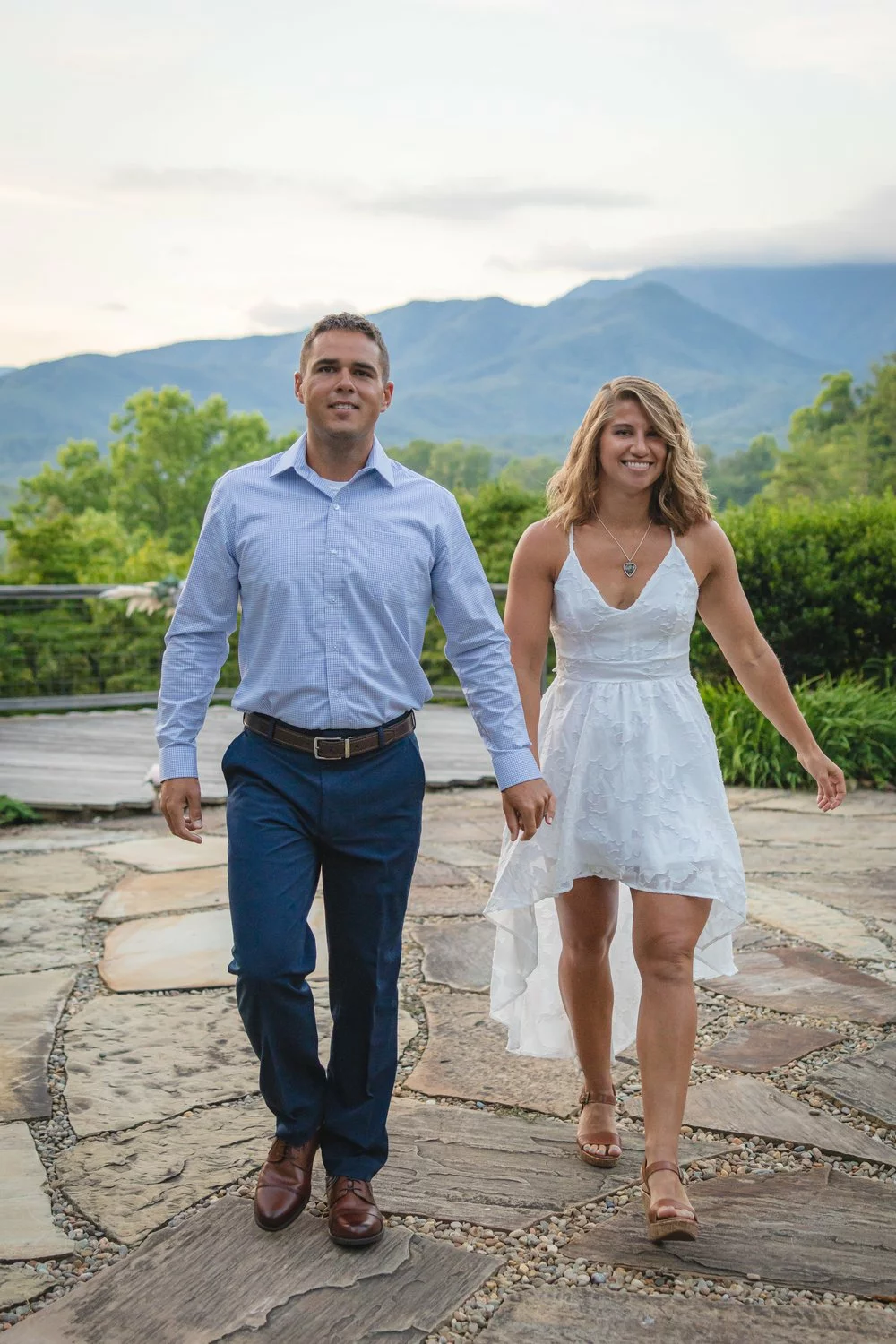 outdoor elopement smoky mountains