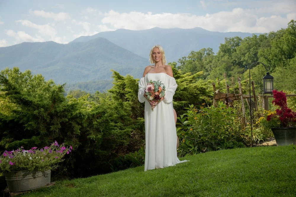 outdoor wedding in the smoky mountains