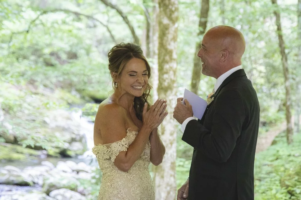 wedding ceremony in the forest