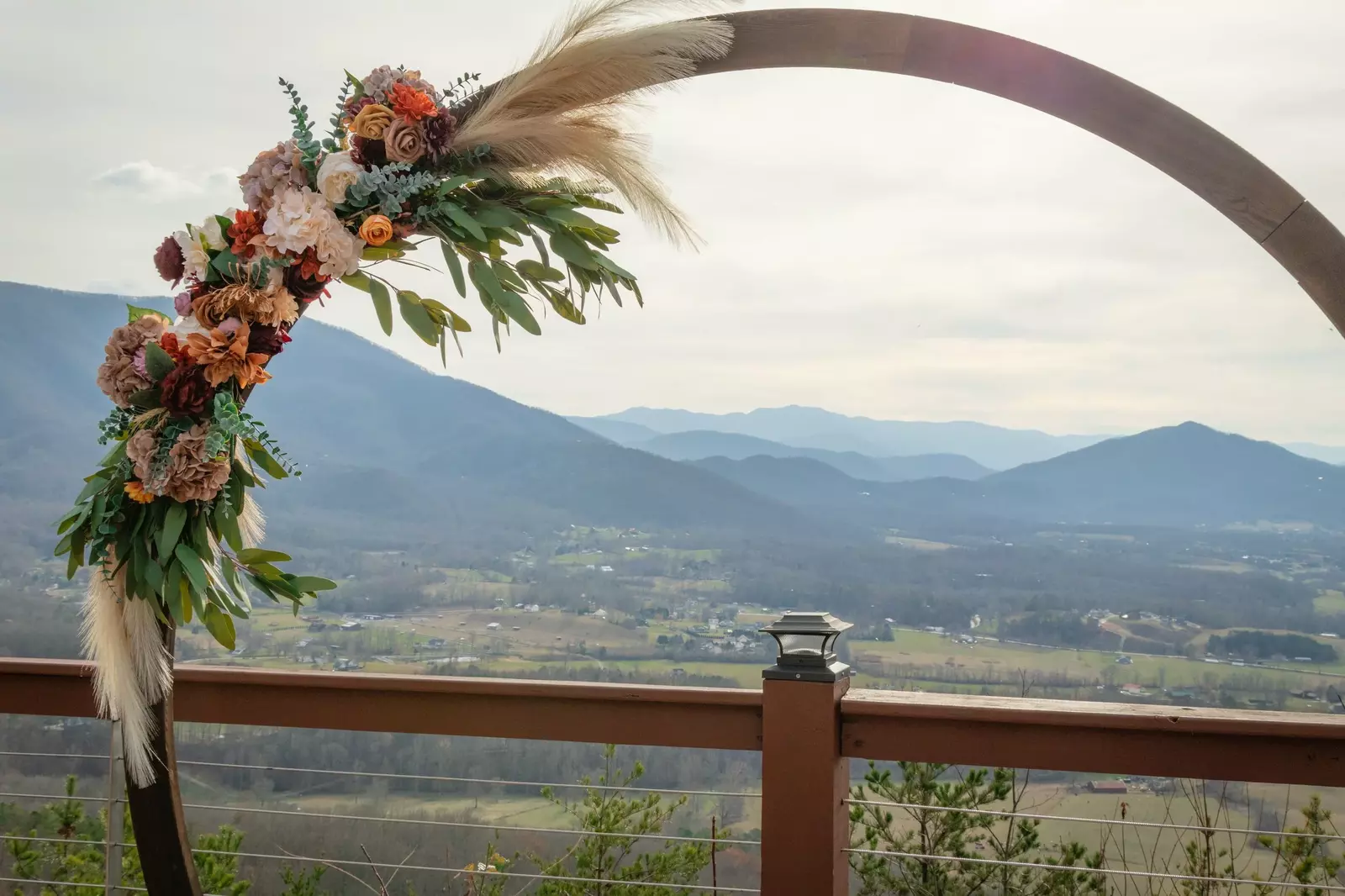 outdoor wedding in the smokies