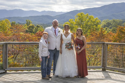early fall wedding in the smokies