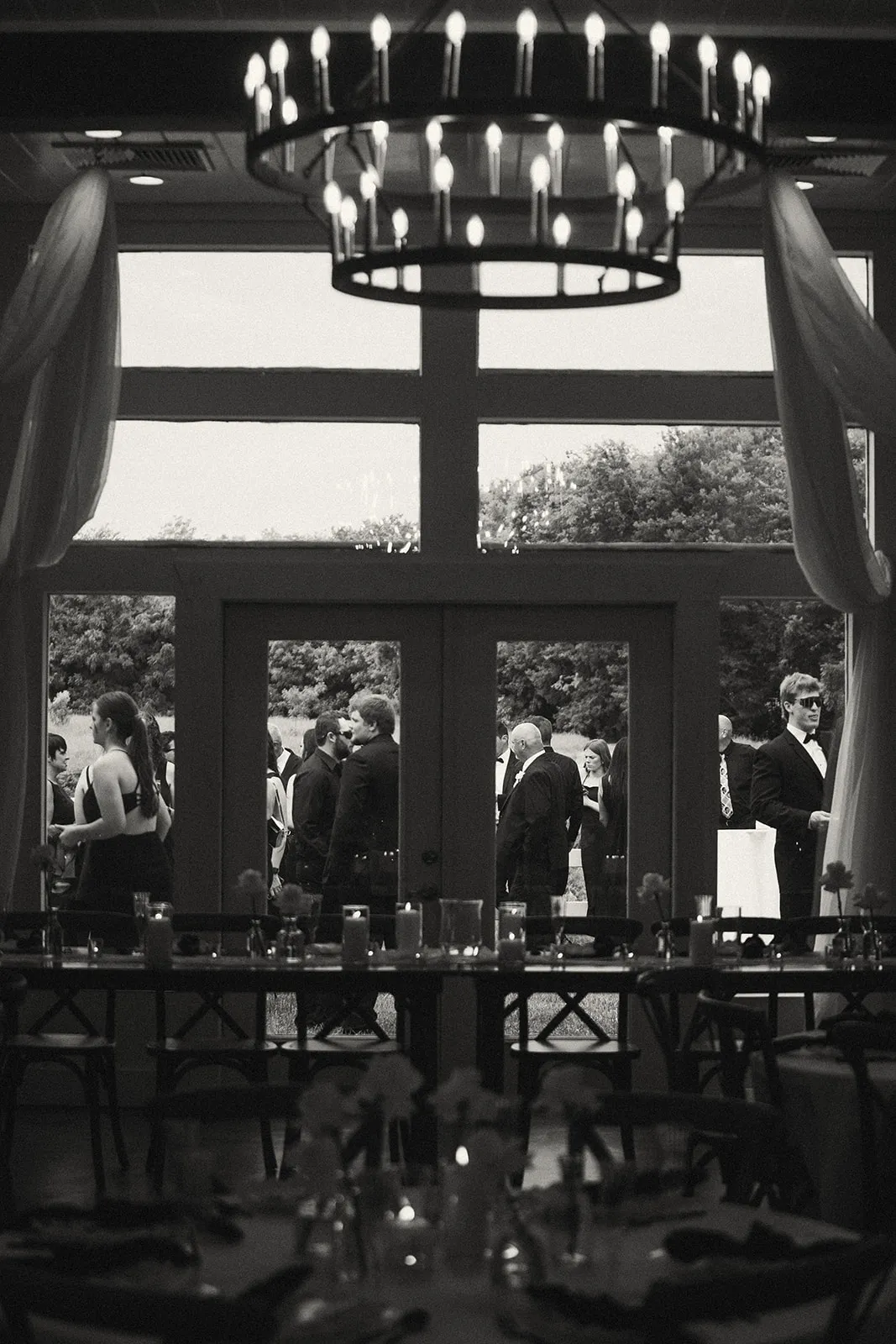 inside of wedding venue