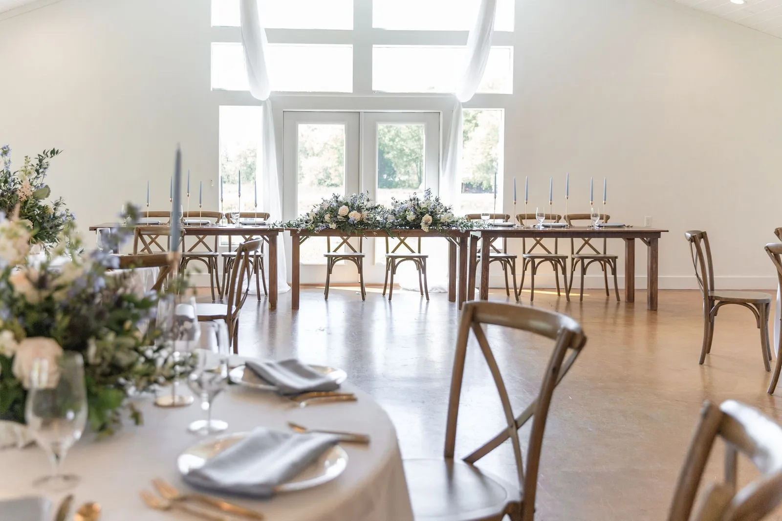 table at wedding reception